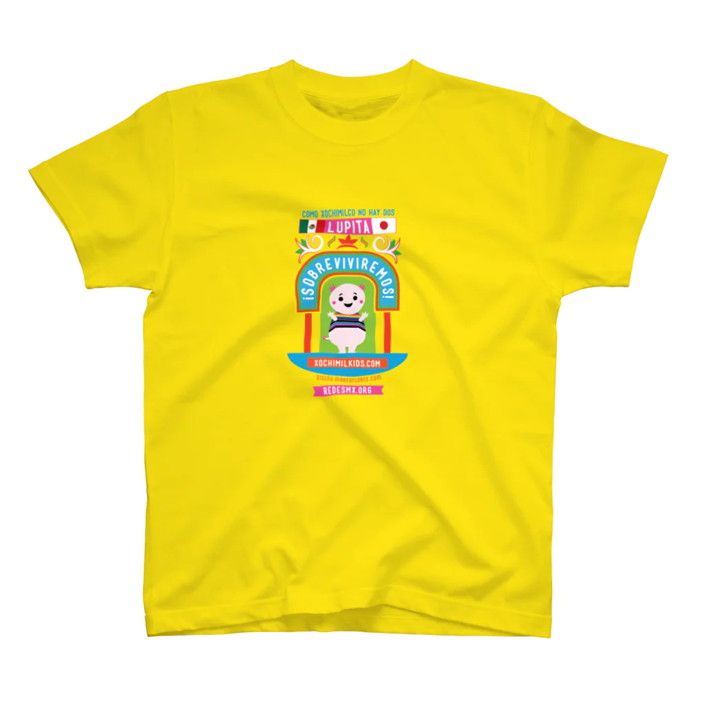 XochimilKidsのXochimikKids X マリオ・フローレス スタンダードTシャツ