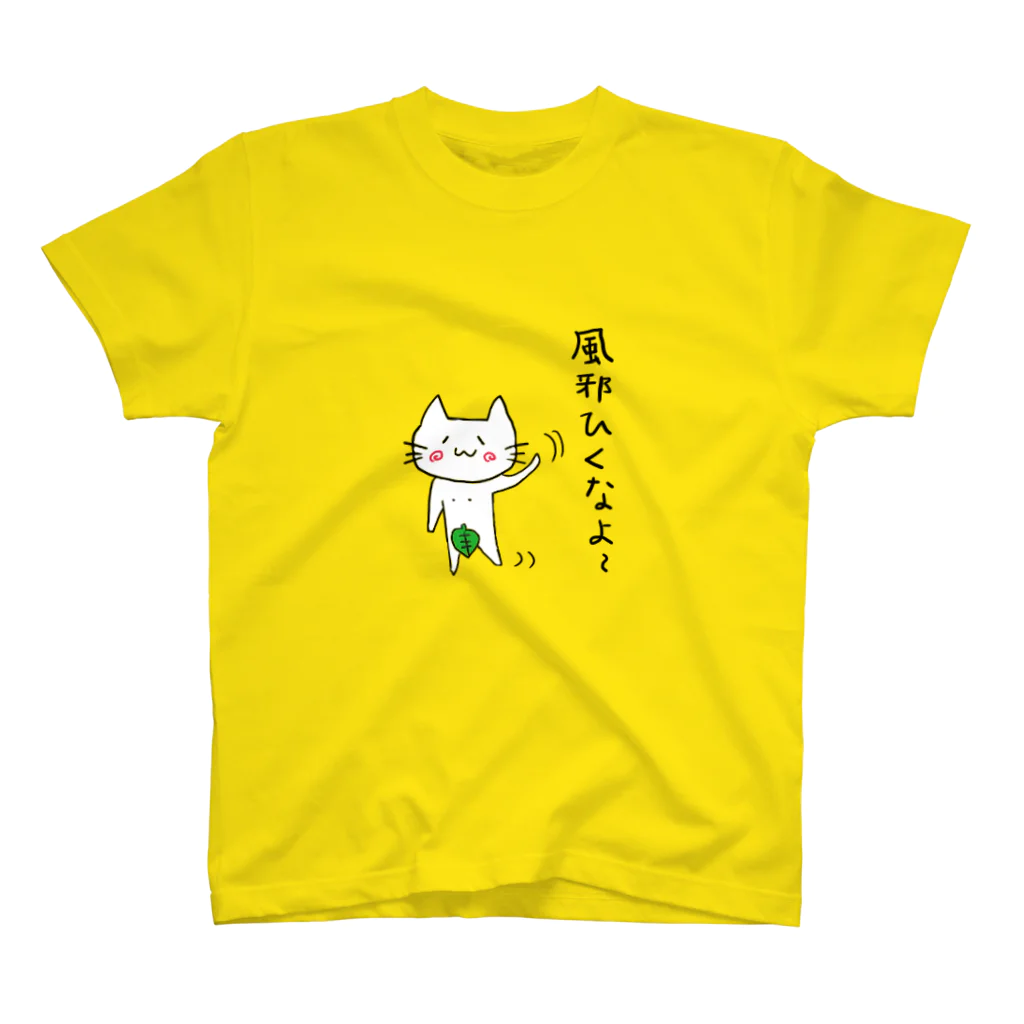 ネコサーモン🐱🐟の風邪引くなよ～ Regular Fit T-Shirt