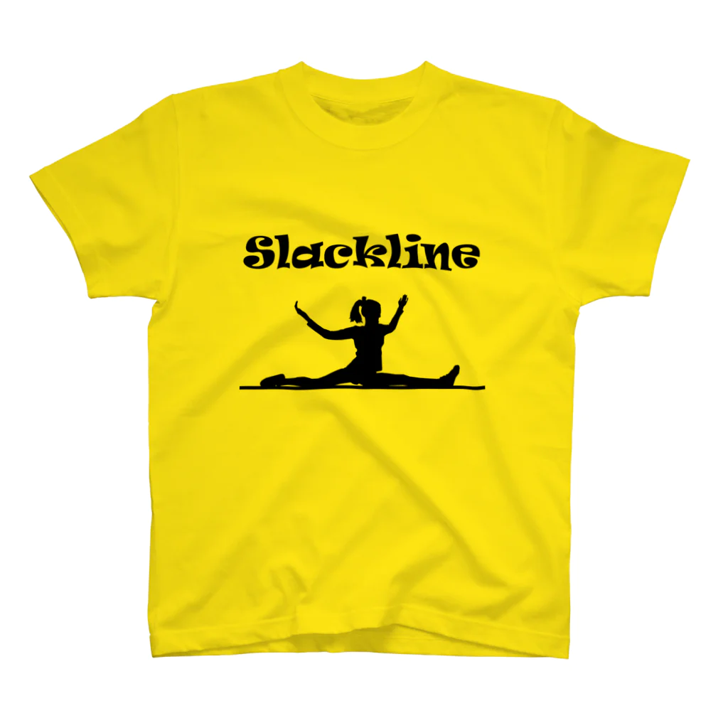 SLACKLINE HUB(スラックライン ハブ)のスラックライン(スプレッド) Regular Fit T-Shirt