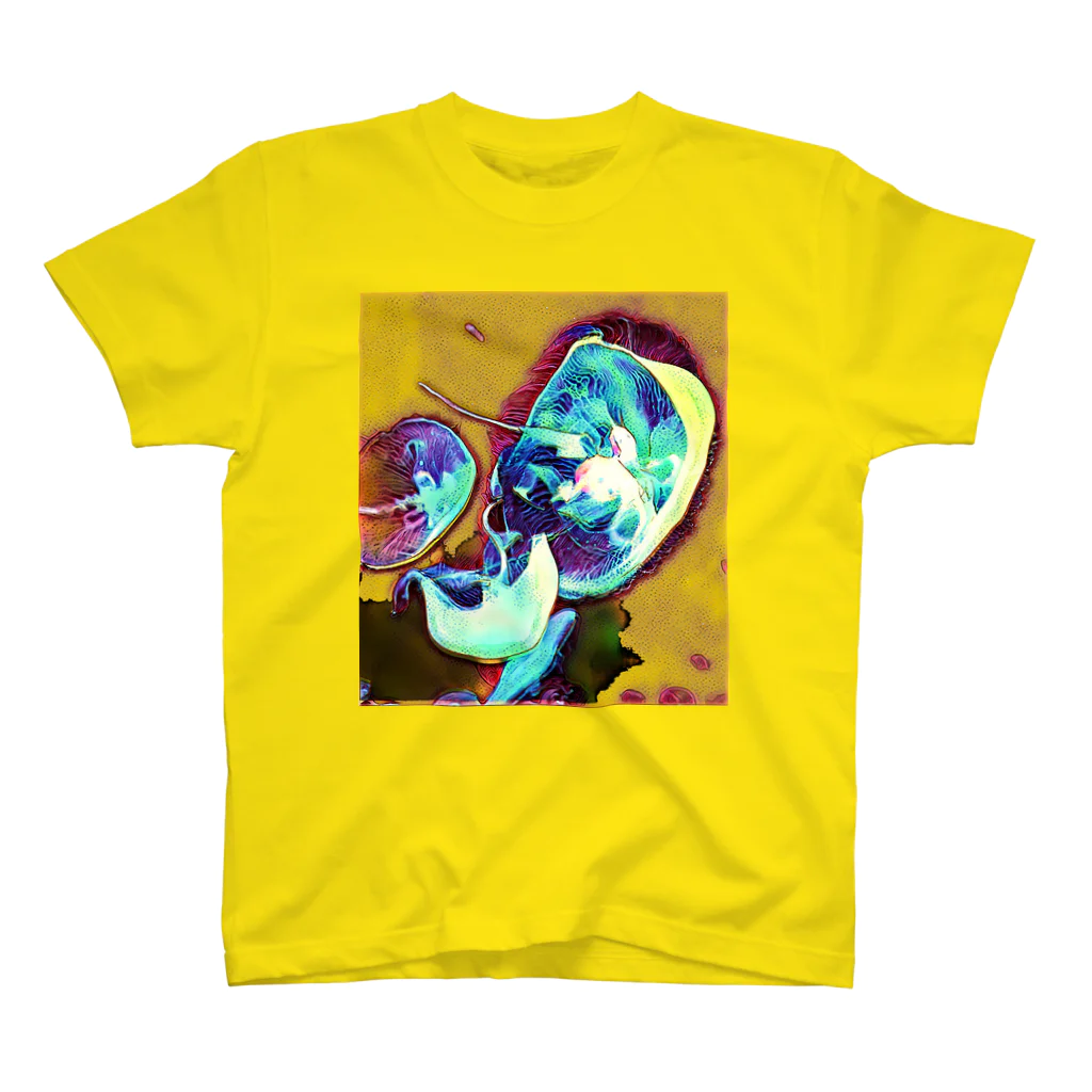 Anna’s galleryのPsyberpunk Jerry Fish Regular Fit T-Shirt