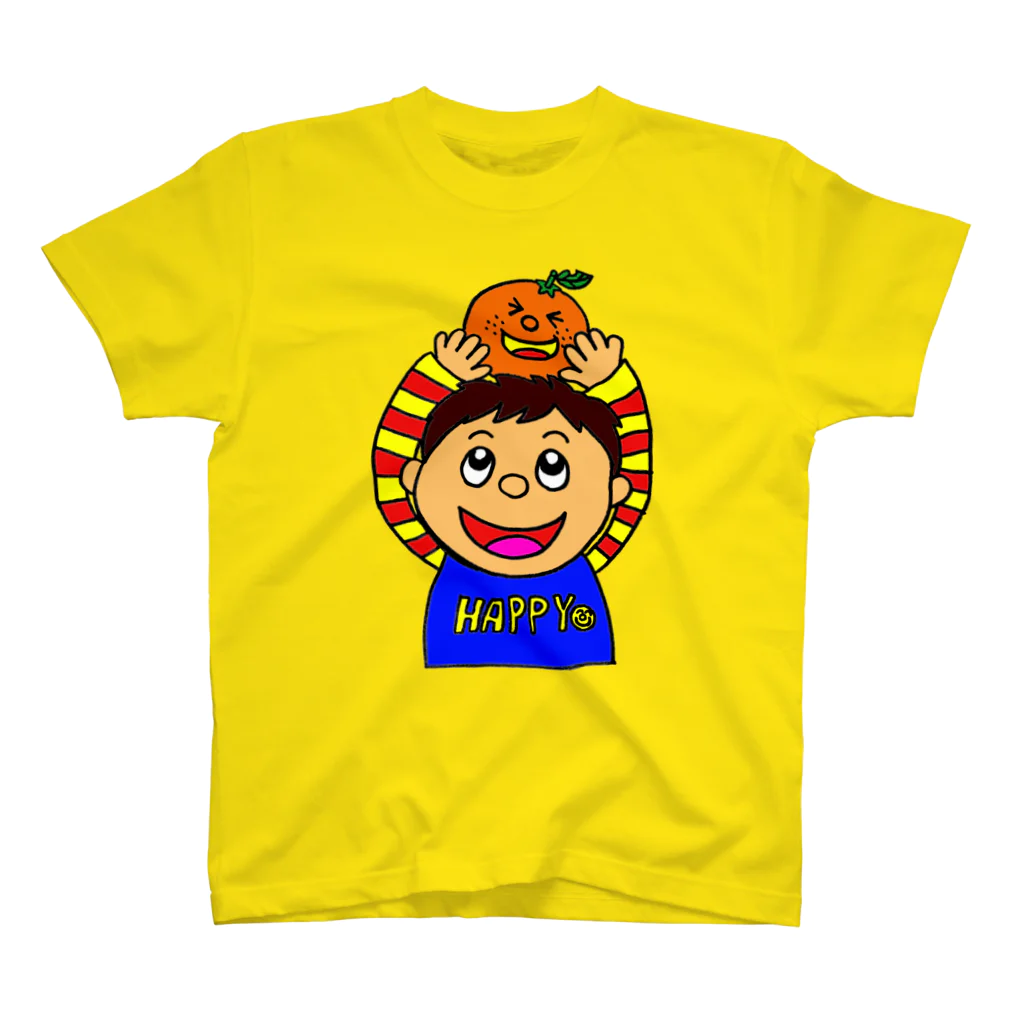 川上農園公式グッズのHAPPY BOY Regular Fit T-Shirt