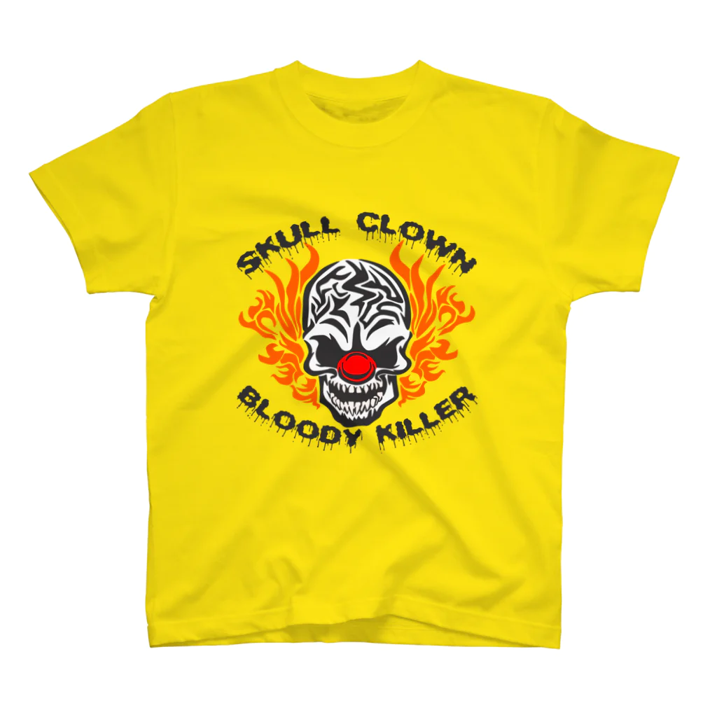 Ａ’ｚｗｏｒｋＳのSKULL CLOWN COLOR スタンダードTシャツ