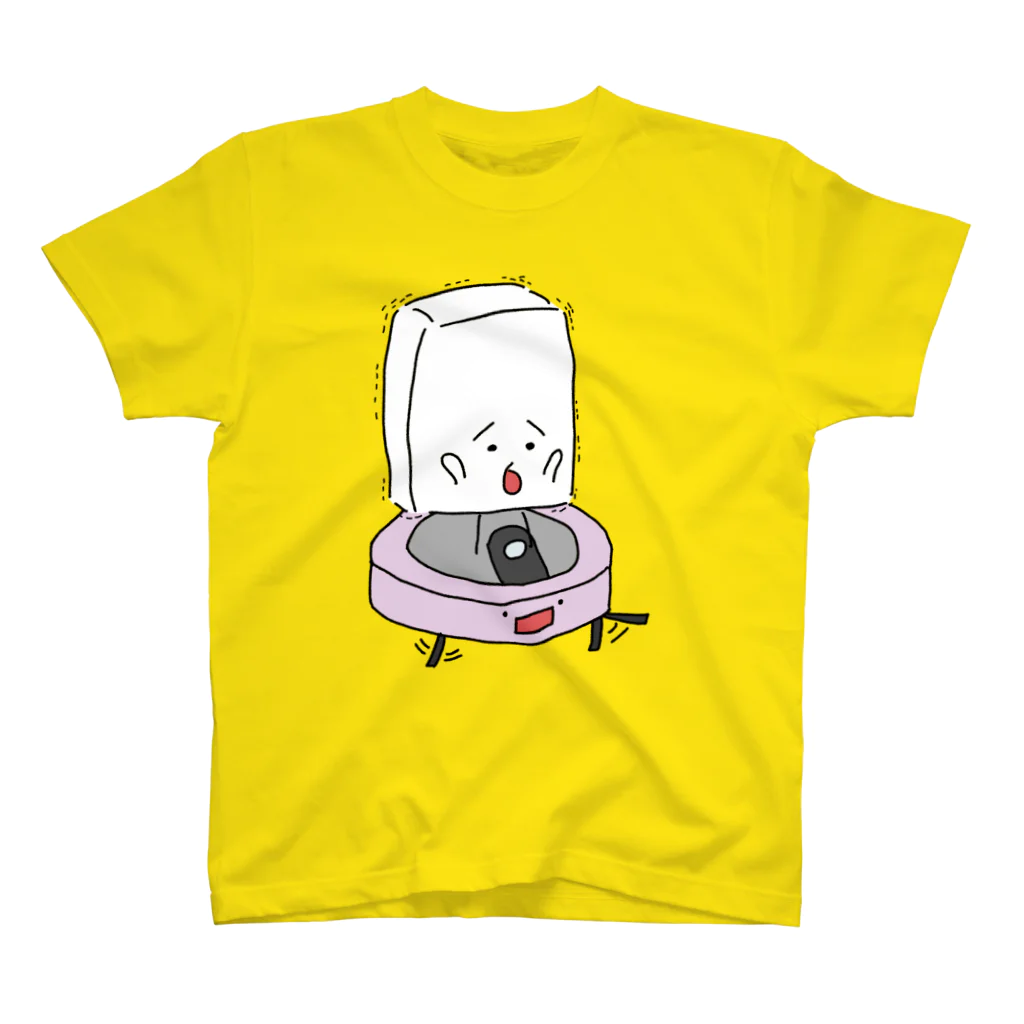 おとうふくんのロボット掃除機とおとうふくん スタンダードTシャツ