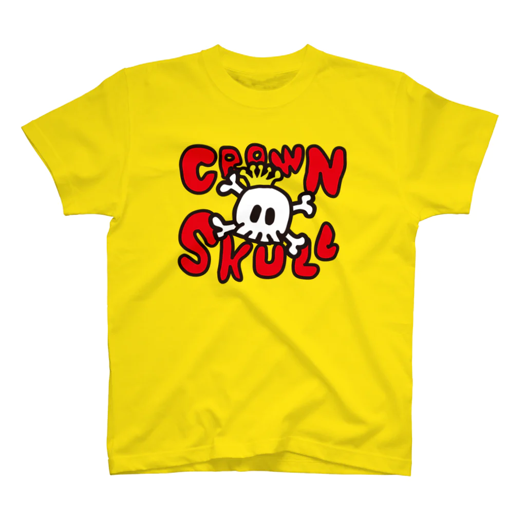 HSMT design@NO SK8iNGのCROWN SKULL スタンダードTシャツ