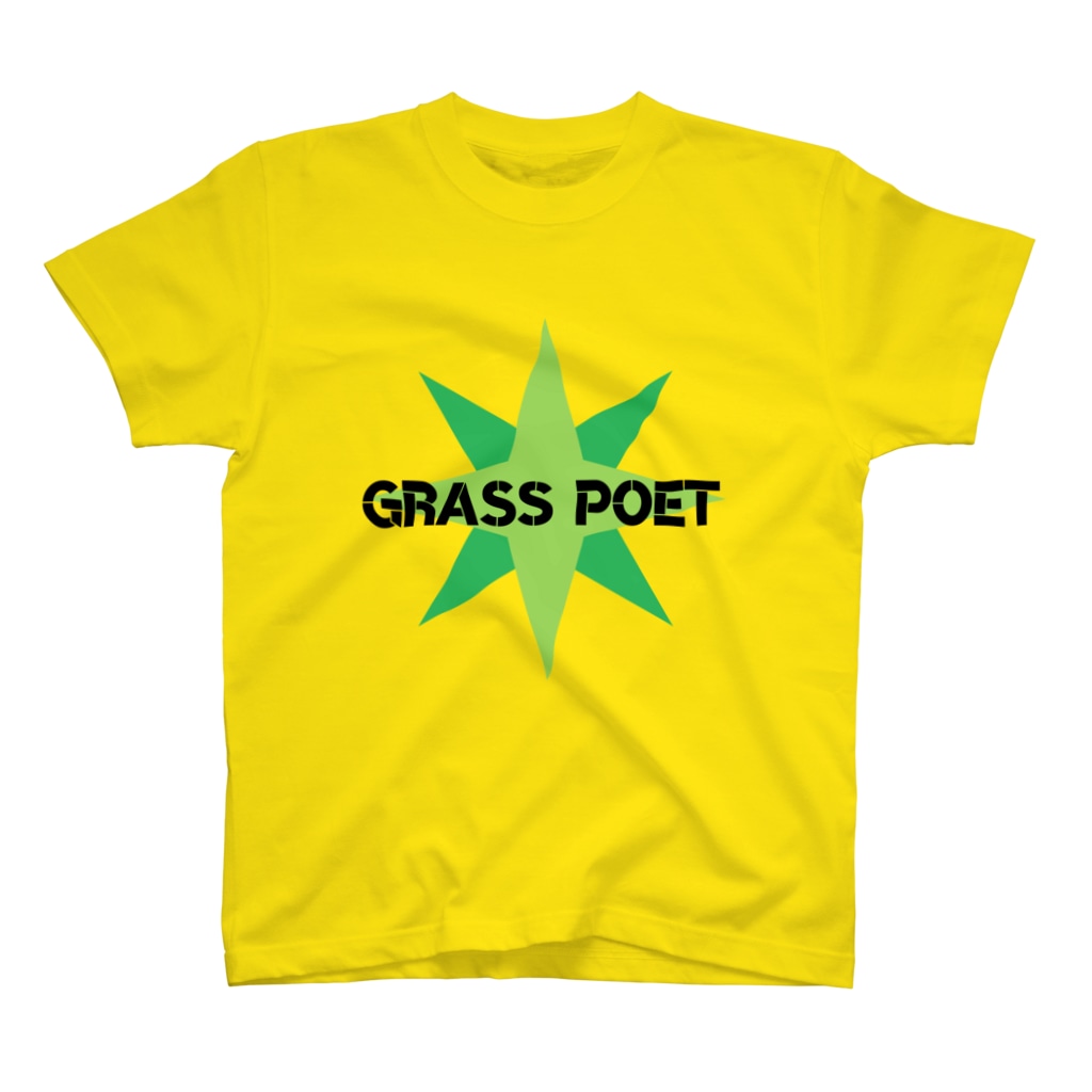 TRAUMATIC RECORDINGSのGrass Poet「I CAN'T TRUST A HUMAN」TEE Regular Fit T-Shirt