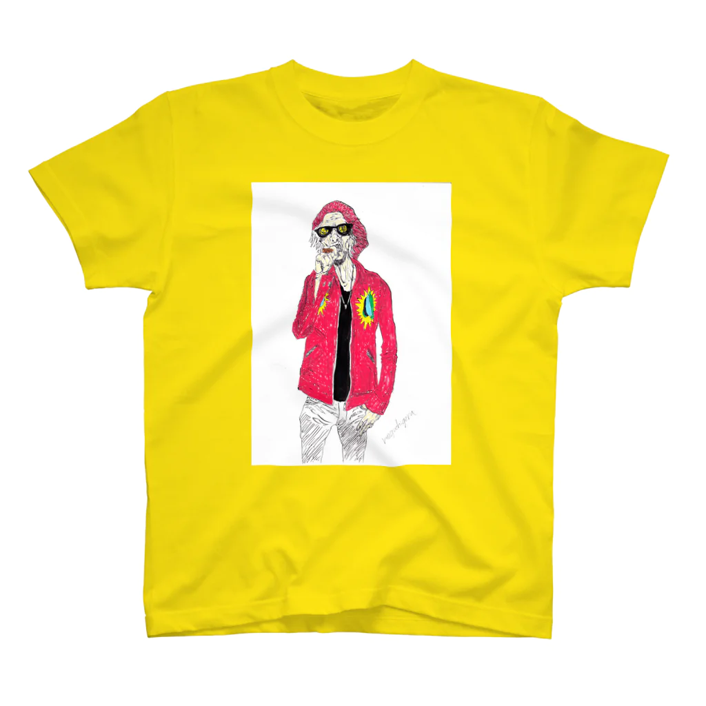 yosuke I love youの赤い老人 Regular Fit T-Shirt