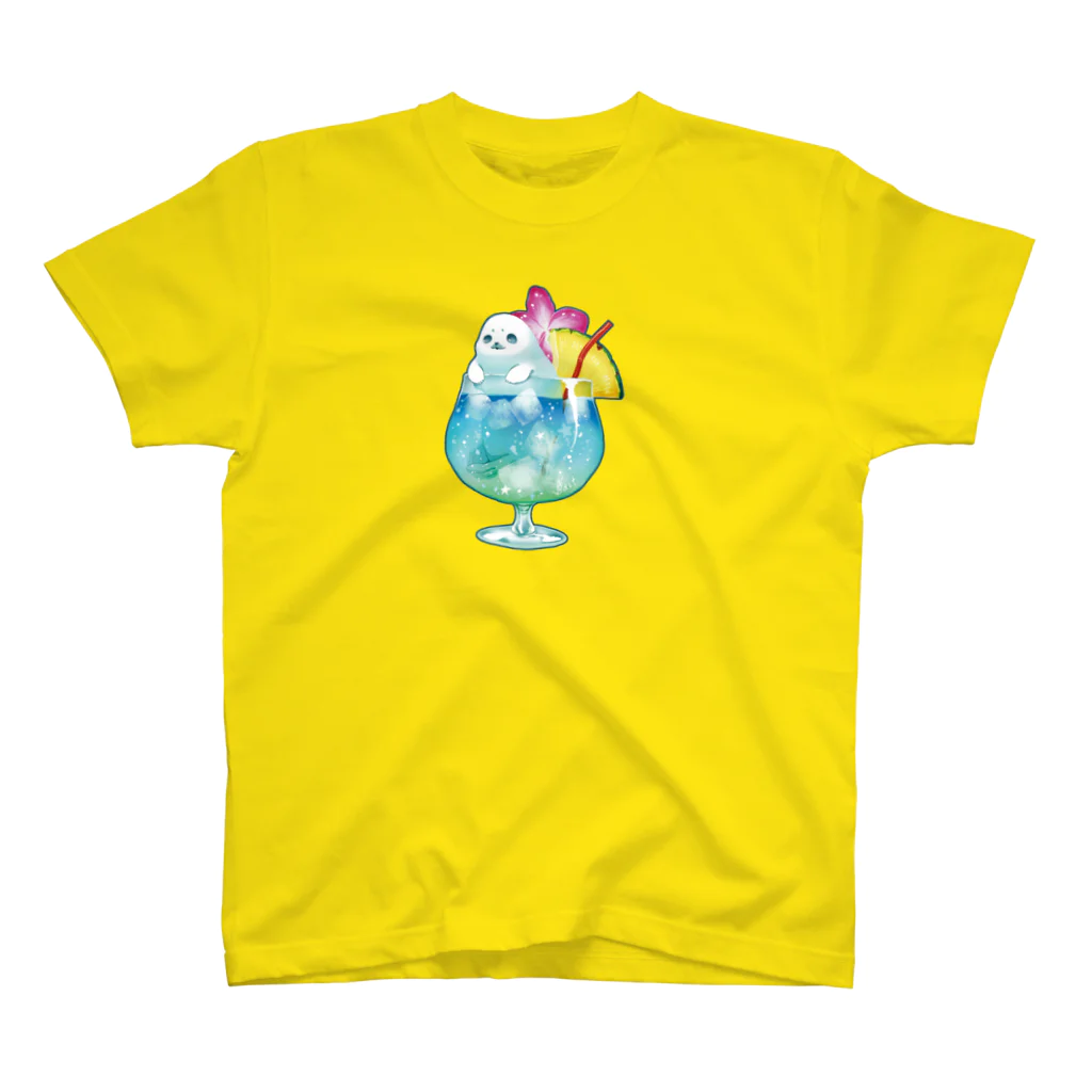 BARE FEET/猫田博人のトロピカルアザラシ Regular Fit T-Shirt