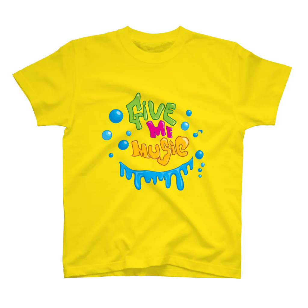 CUBIC ITEMのGive Me Music スタンダードTシャツ