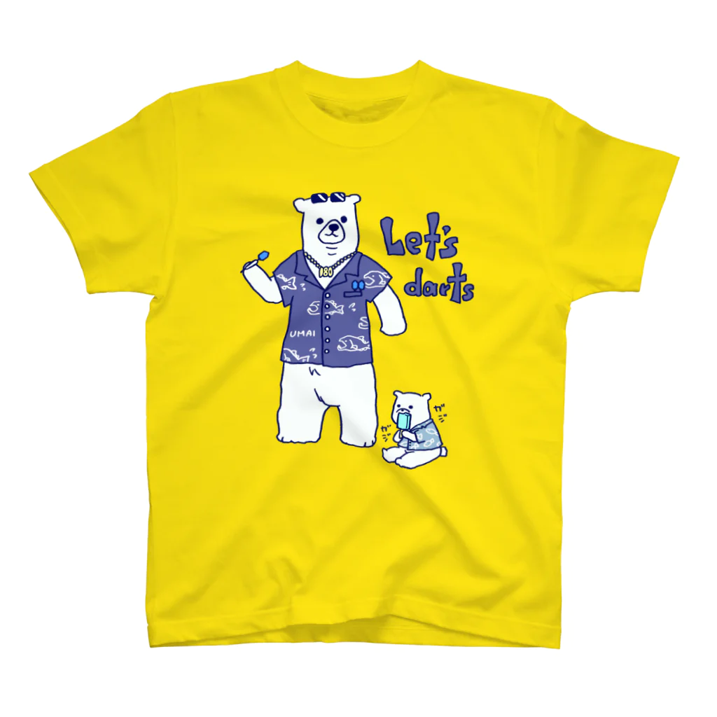SWEET＆SPICY 【 すいすぱ 】ダーツのダーツする白熊さん🎯 Regular Fit T-Shirt