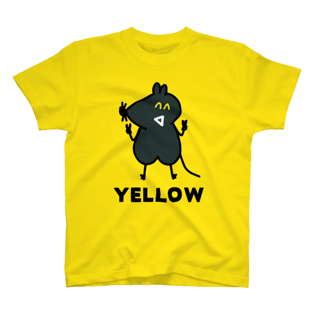 尾中たけしのね子とま太新シリーズ放送記念の（12）YELLOW Regular Fit T-Shirt