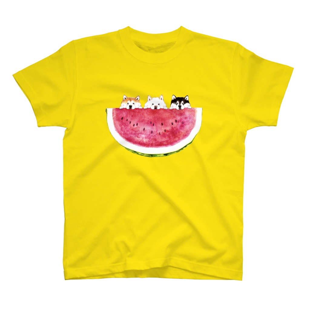 wankorosobaのスイカＴシャツ Regular Fit T-Shirt