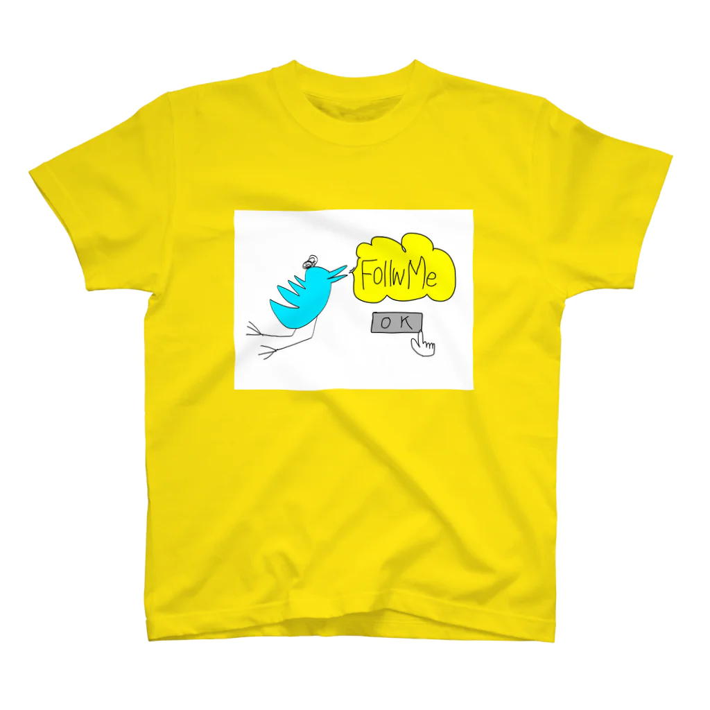 ratcyoのFollowMeHuminngBird Regular Fit T-Shirt