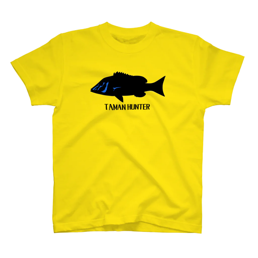 つりてらこグッズ(釣り好き＆おもしろ系)のタマンハンターＴシャツ① Regular Fit T-Shirt
