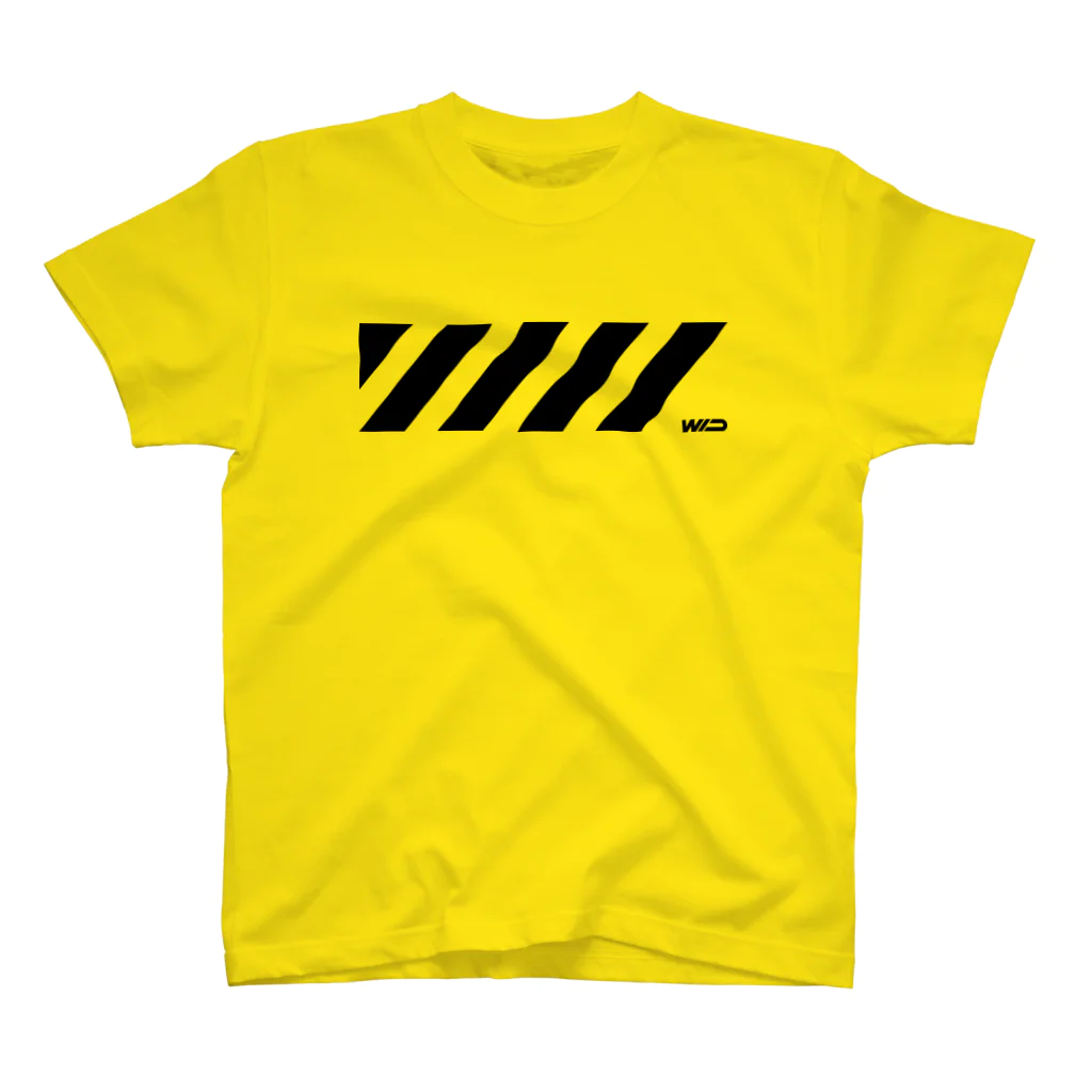 WID（糸瀬 法隆）の警戒柄（WIDロゴ入り） Regular Fit T-Shirt
