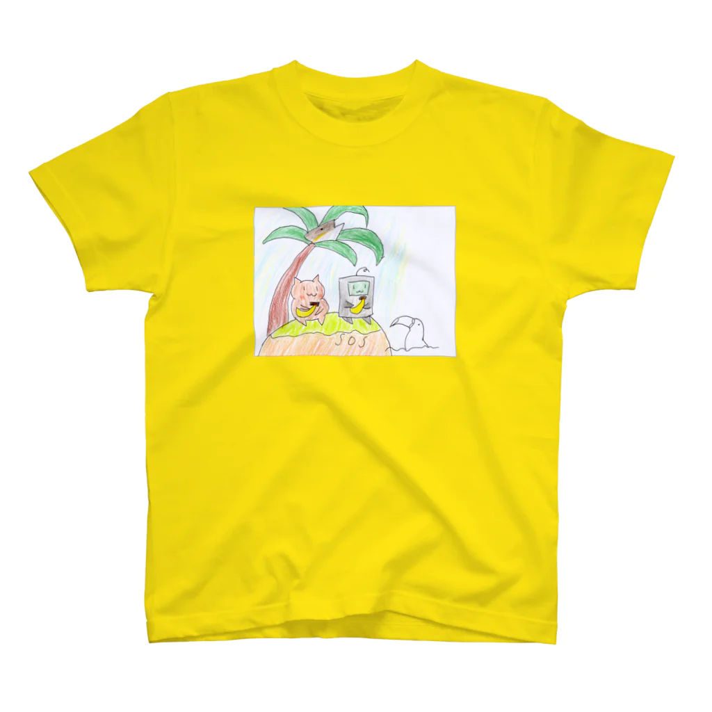 ツチブタすい臓商店のBanana,SOS スタンダードTシャツ