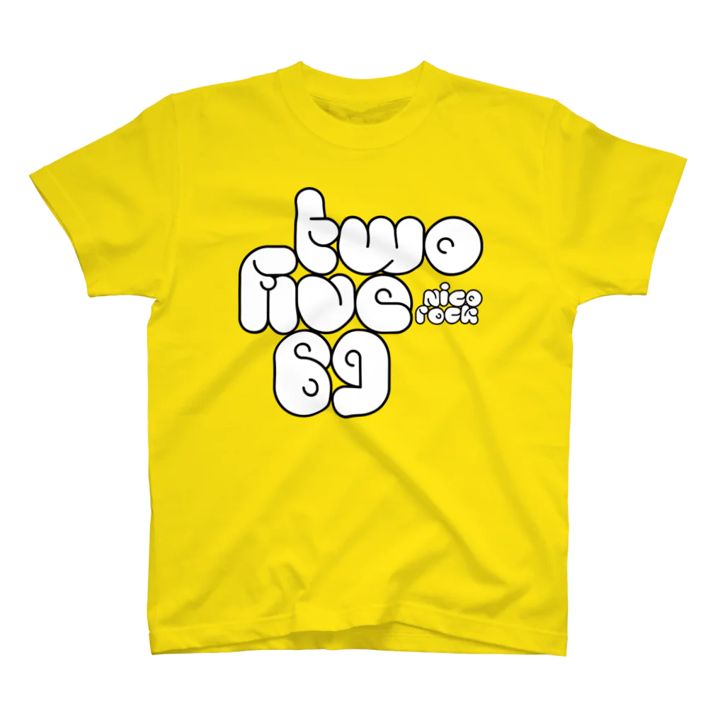 NicoRock 2569のtwofive69nicorock スタンダードTシャツ