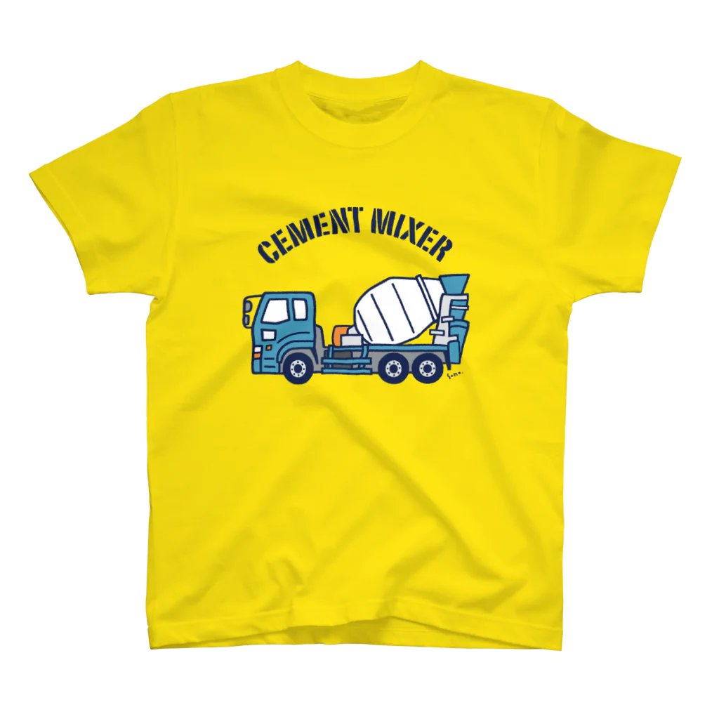 さはらそのこ｜イラストレーターのミキサー車　Cement Mixer スタンダードTシャツ