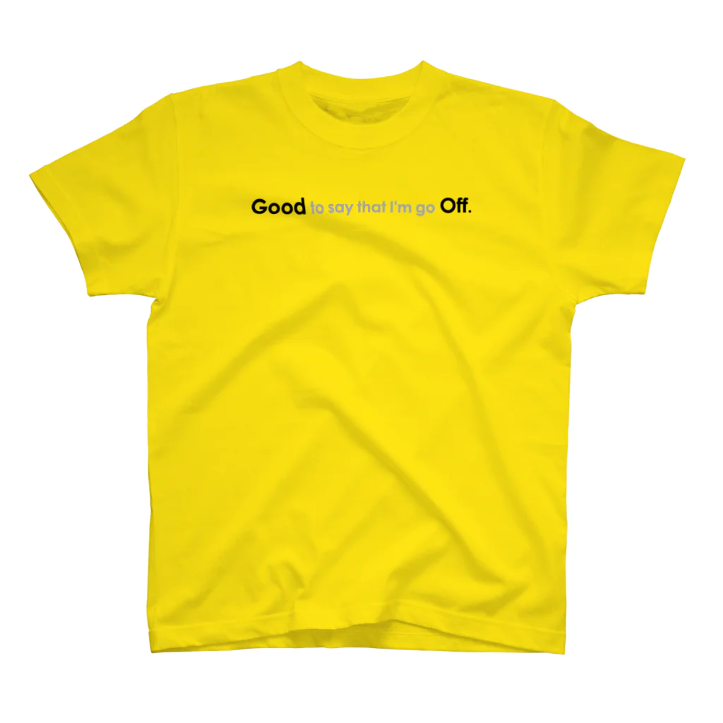 The タナカの「Good Off」シリーズ スタンダードTシャツ