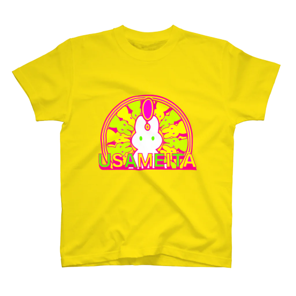 ✨🌈✨ユラクラカン🇯🇵 ✨🌈✨の🌟🌈🐰カラフルUSAMEITA!🌟🌈🐰 Tシャツ スタンダードTシャツ