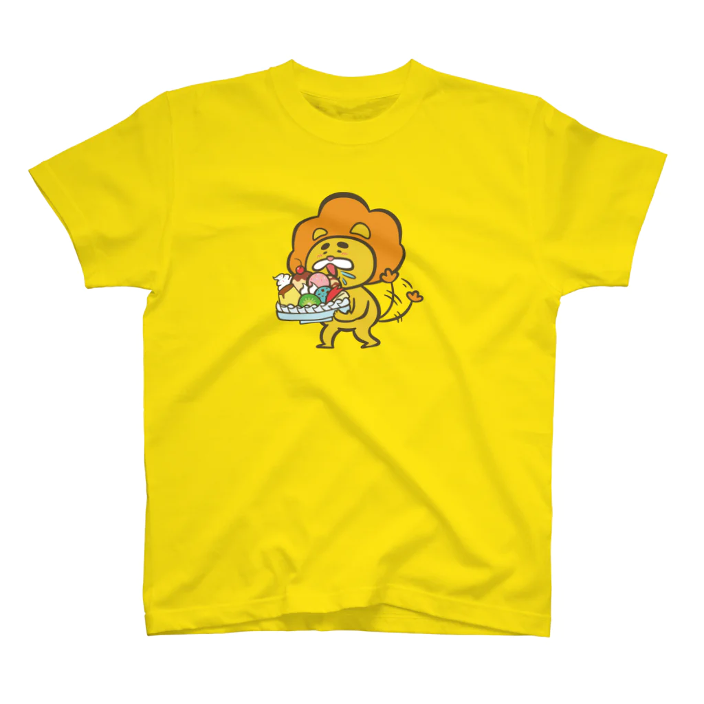 辛口うさぎと甘口ライオンの甘口ライオンTシャツ スタンダードTシャツ