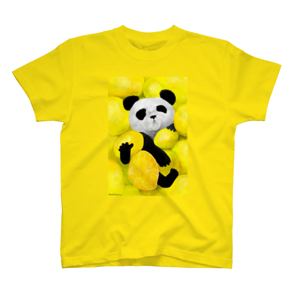 Washiemon and Ai-chan's ShopのPANDA No.3 スタンダードTシャツ