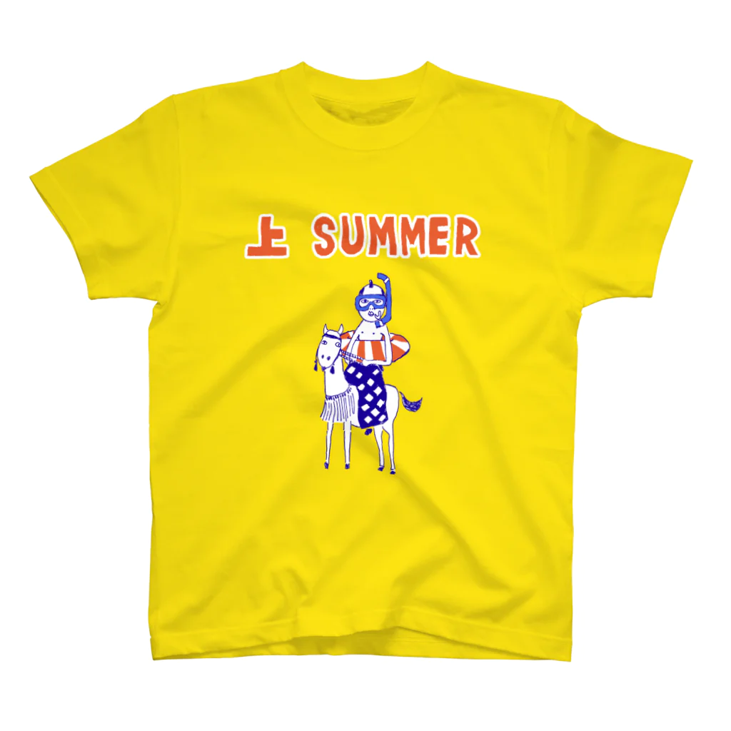 NIKORASU GOの夏デザイン「上SUMMER」＜カラーバージョン＞ Regular Fit T-Shirt