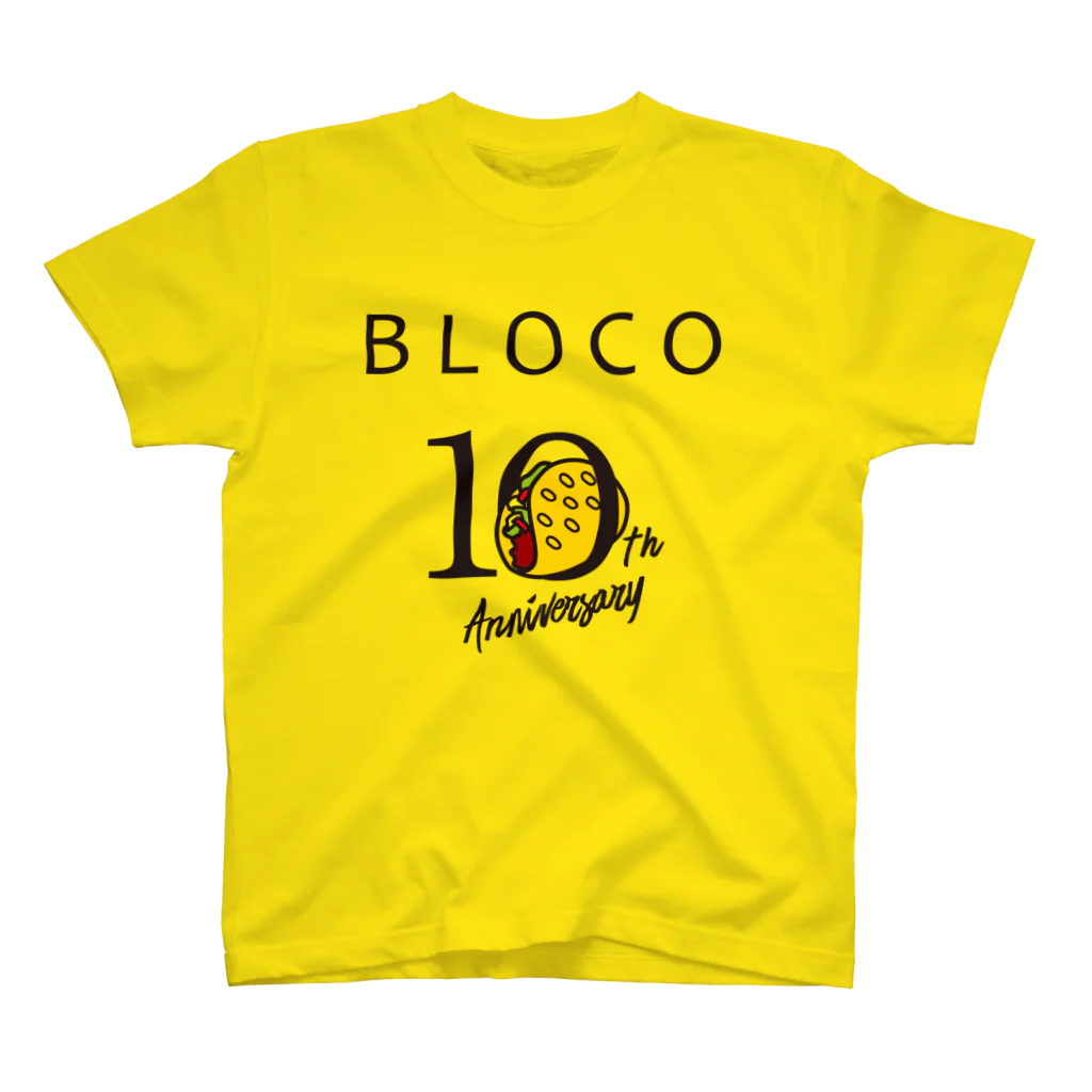 BLOCO 10th AnniversaryのBLOCO 10th tacosイラスト スタンダードTシャツ