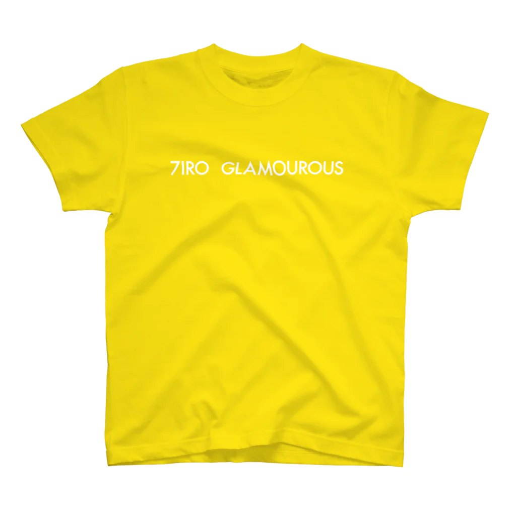 7IRO GLAMOUROUSの※ノエルなし白文字 7IRO GLAMOUROUSシンプルロゴ  スタンダードTシャツ