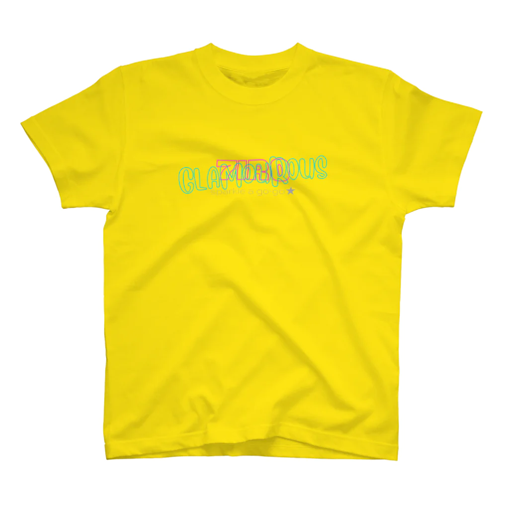 7IRO GLAMOUROUSの7IRO GLAMOUROUS＜黒、濃色系＞ロゴTシャツ Regular Fit T-Shirt