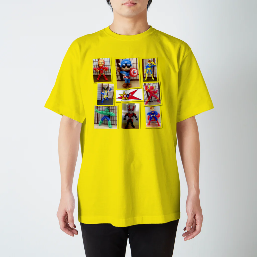 羽鷺のアメリカン ヒーロー スタンダードTシャツ