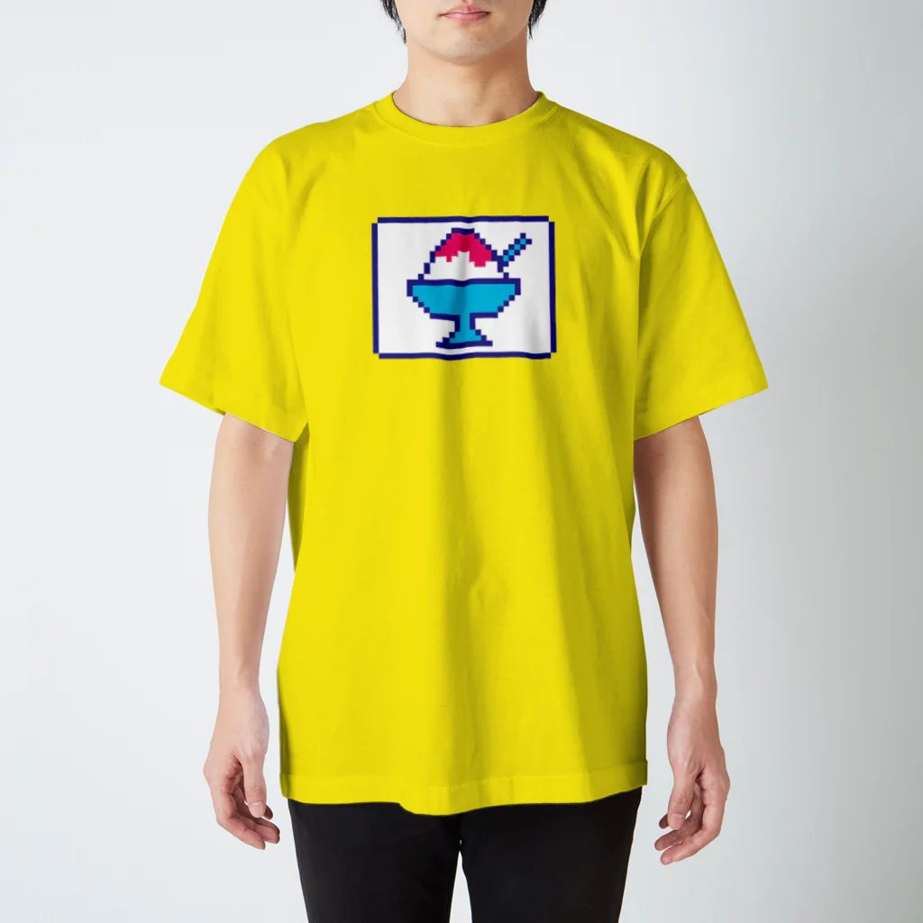 田中励のドットかき氷 Regular Fit T-Shirt