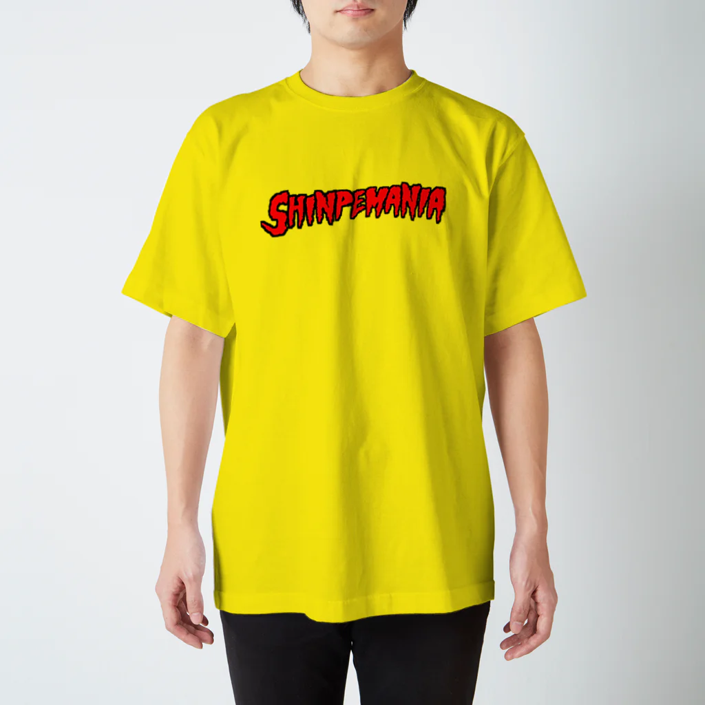 BlackRedCheeZのThe3Gunz／SHINPE MANIA(Yellow) スタンダードTシャツ