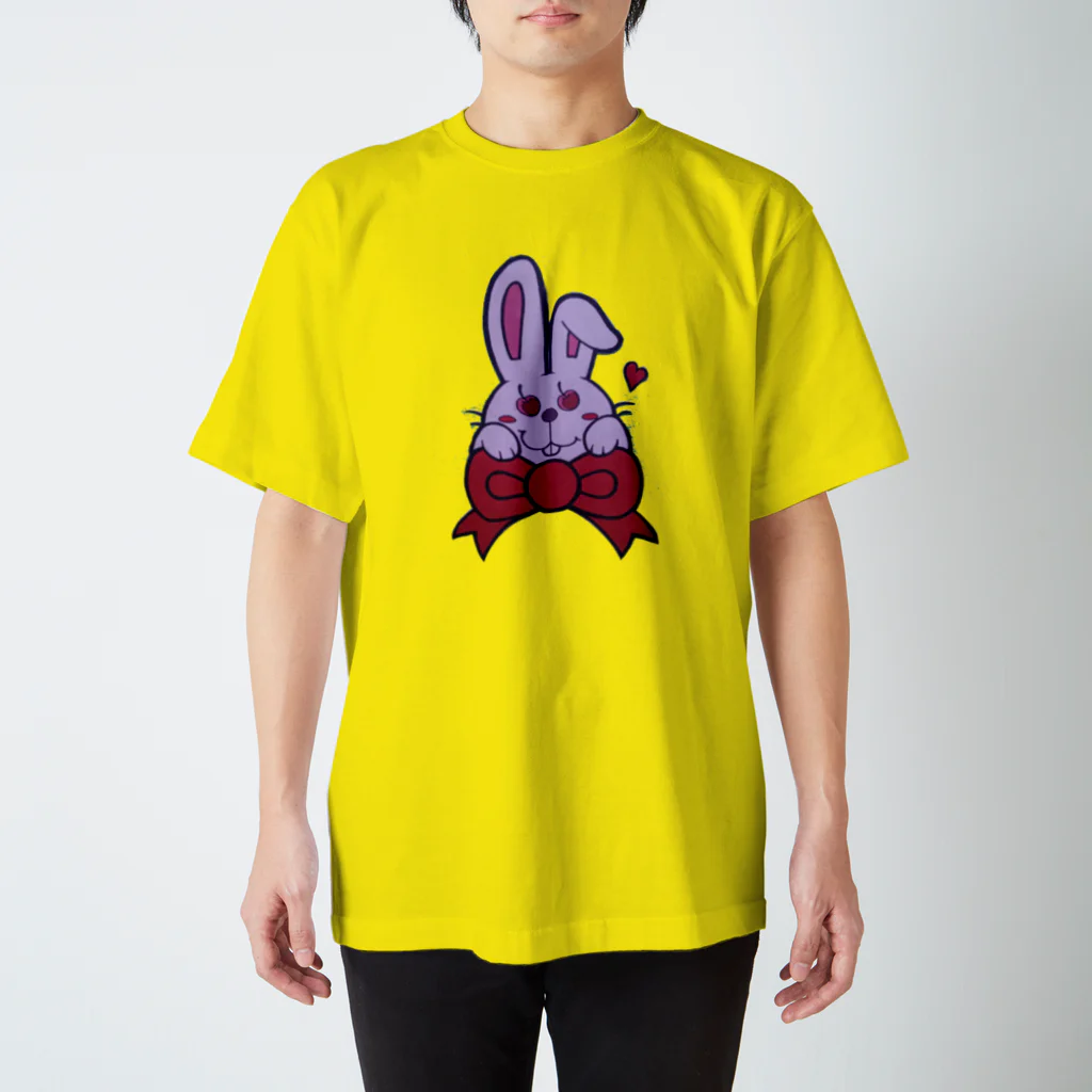 Yukiko TerasawaのCherry-eyes rabbit Regular Fit T-Shirt