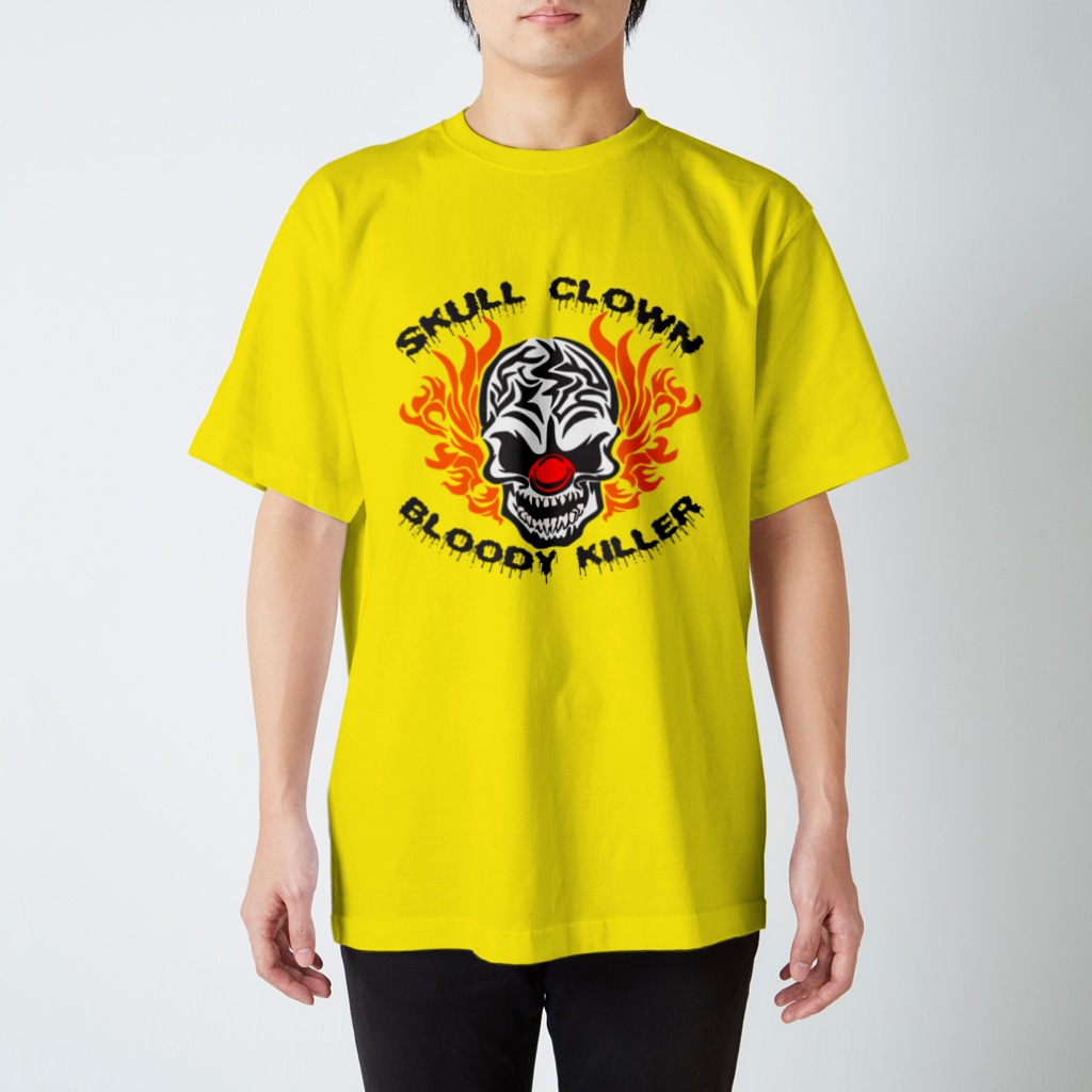 Ａ’ｚｗｏｒｋＳのSKULL CLOWN COLOR Regular Fit T-Shirt