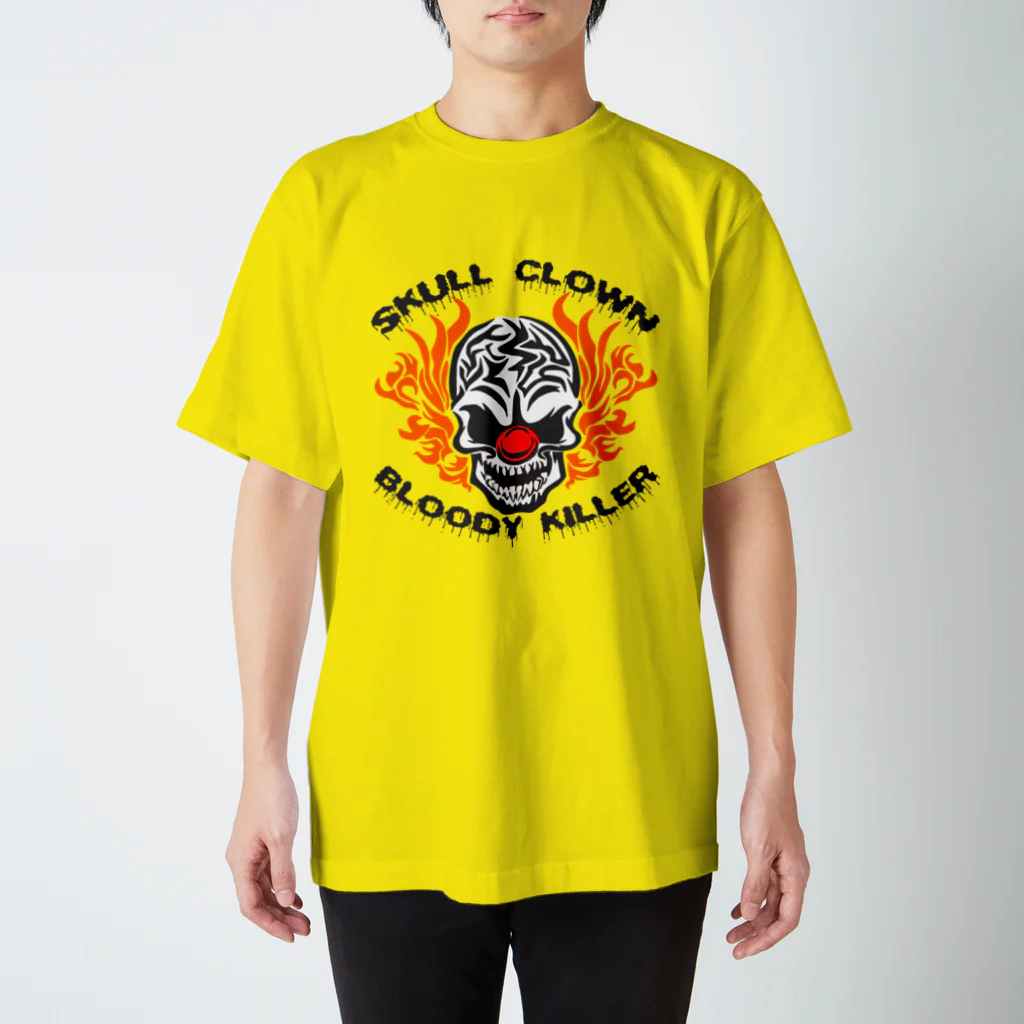 Ａ’ｚｗｏｒｋＳのSKULL CLOWN COLOR スタンダードTシャツ