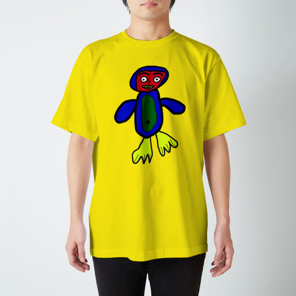 hikarunomiyaのレインボーカラーペンギン スタンダードTシャツ