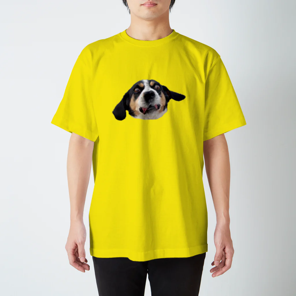 ドリルの無駄吠えビーグル犬 スタンダードTシャツ