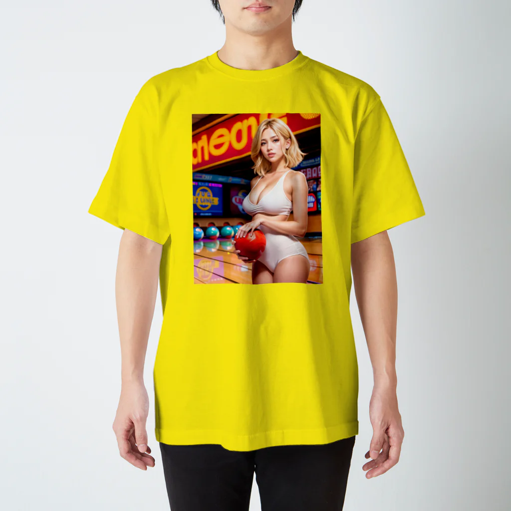 ボウリング アートショップのBowling 90's  Girl スタンダードTシャツ