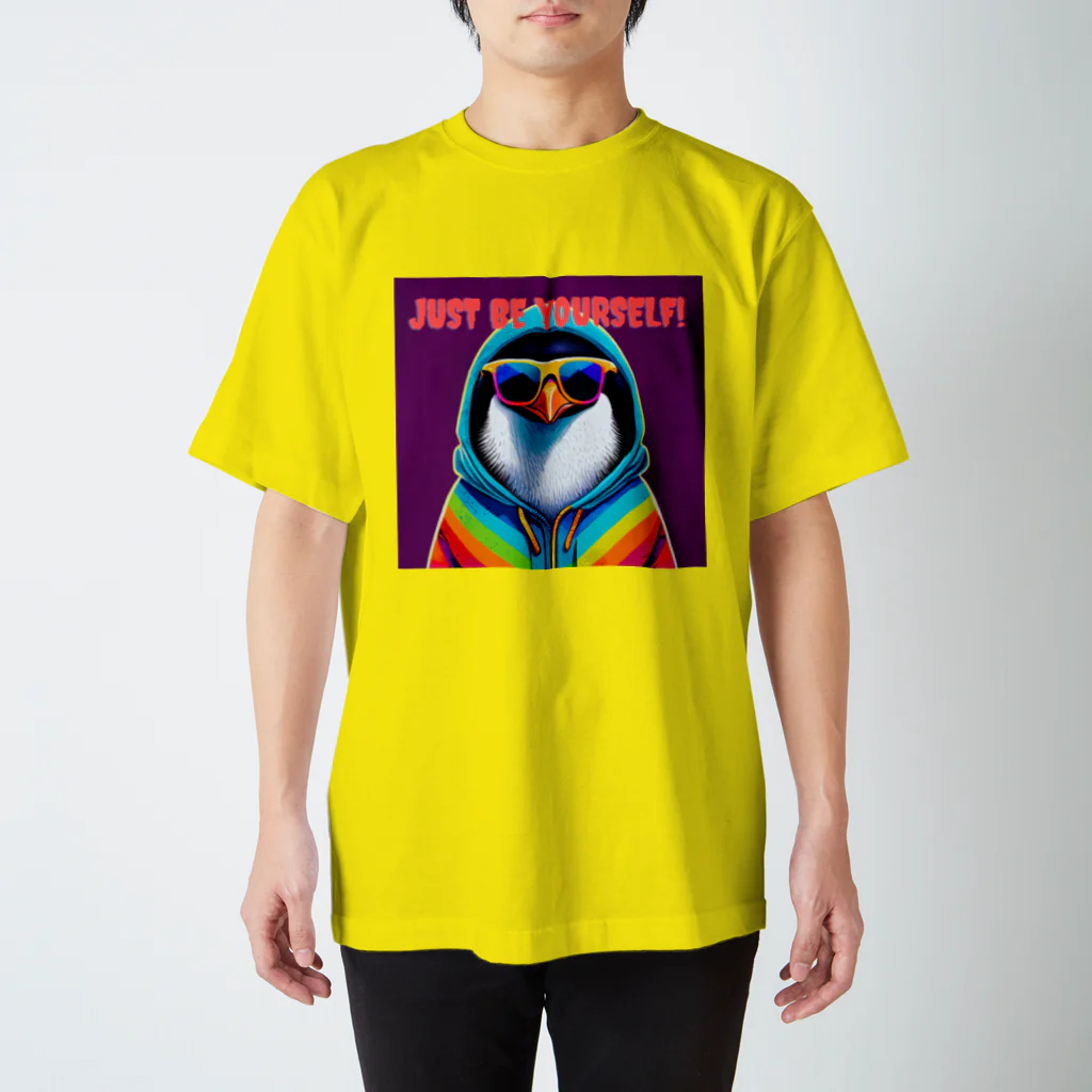 LGBTQ MianのPrideペンギン スタンダードTシャツ