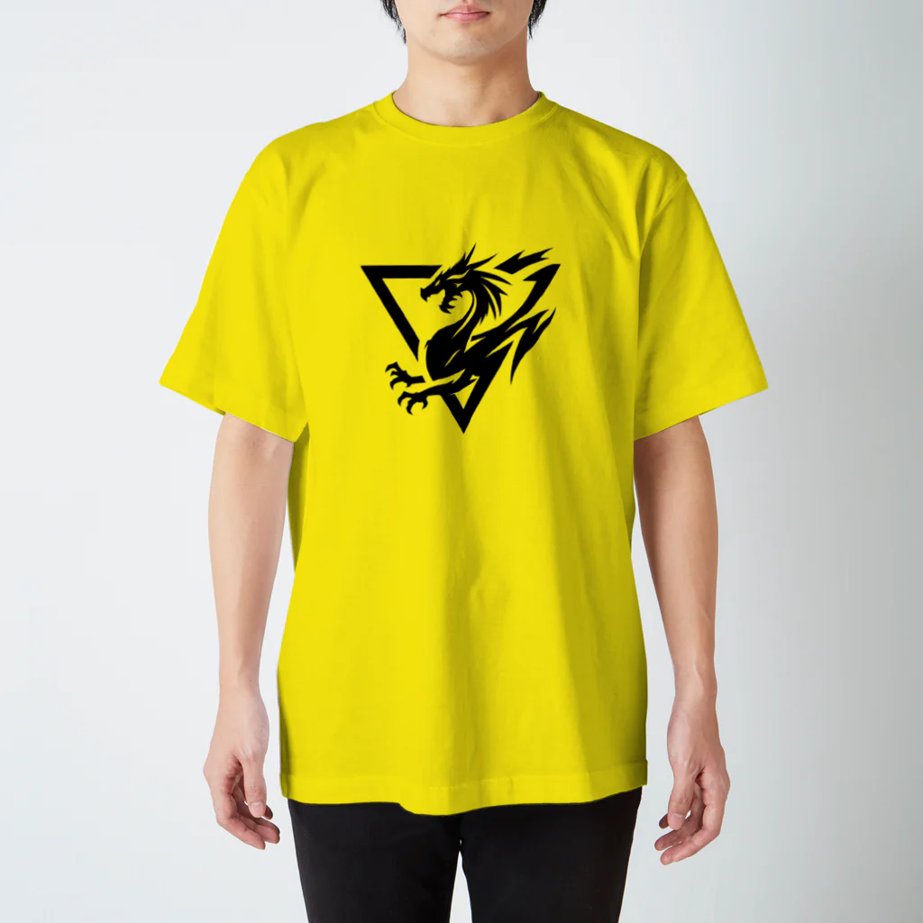 8ball.AI.artの襲うドラゴン　ロゴ Regular Fit T-Shirt