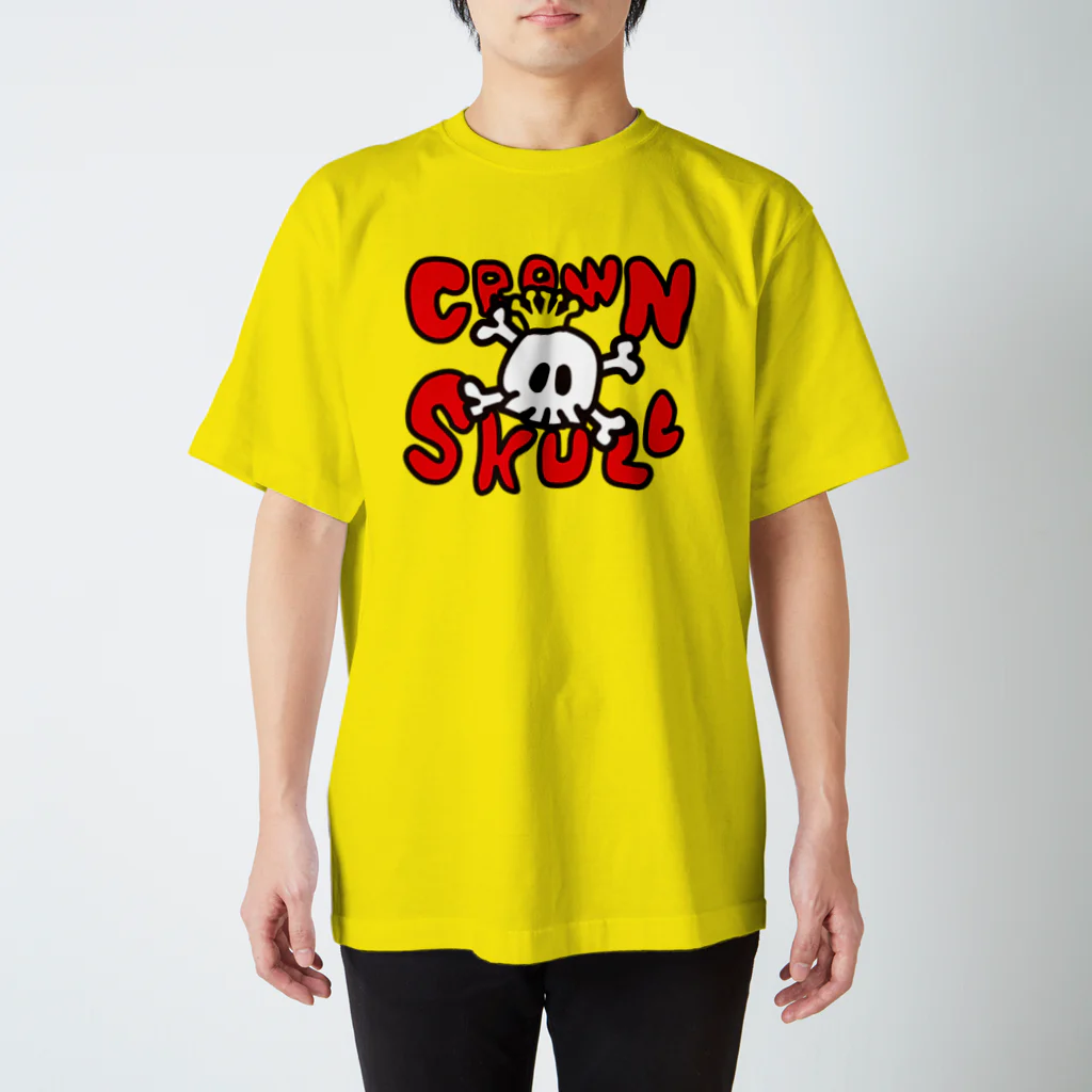 HSMT design@NO SK8iNGのCROWN SKULL Regular Fit T-Shirt