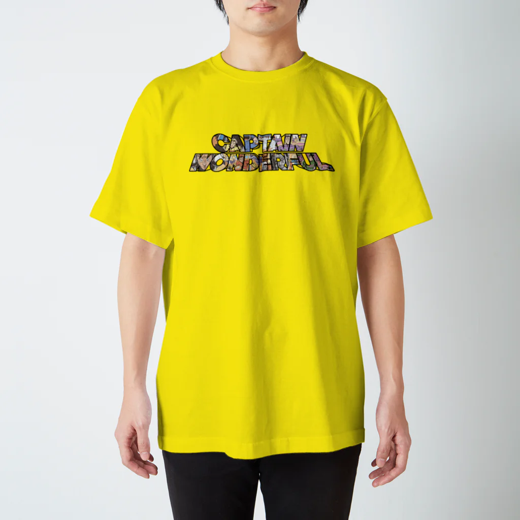 jimmy COMICSのキャプテンワンダフル logo art T Regular Fit T-Shirt