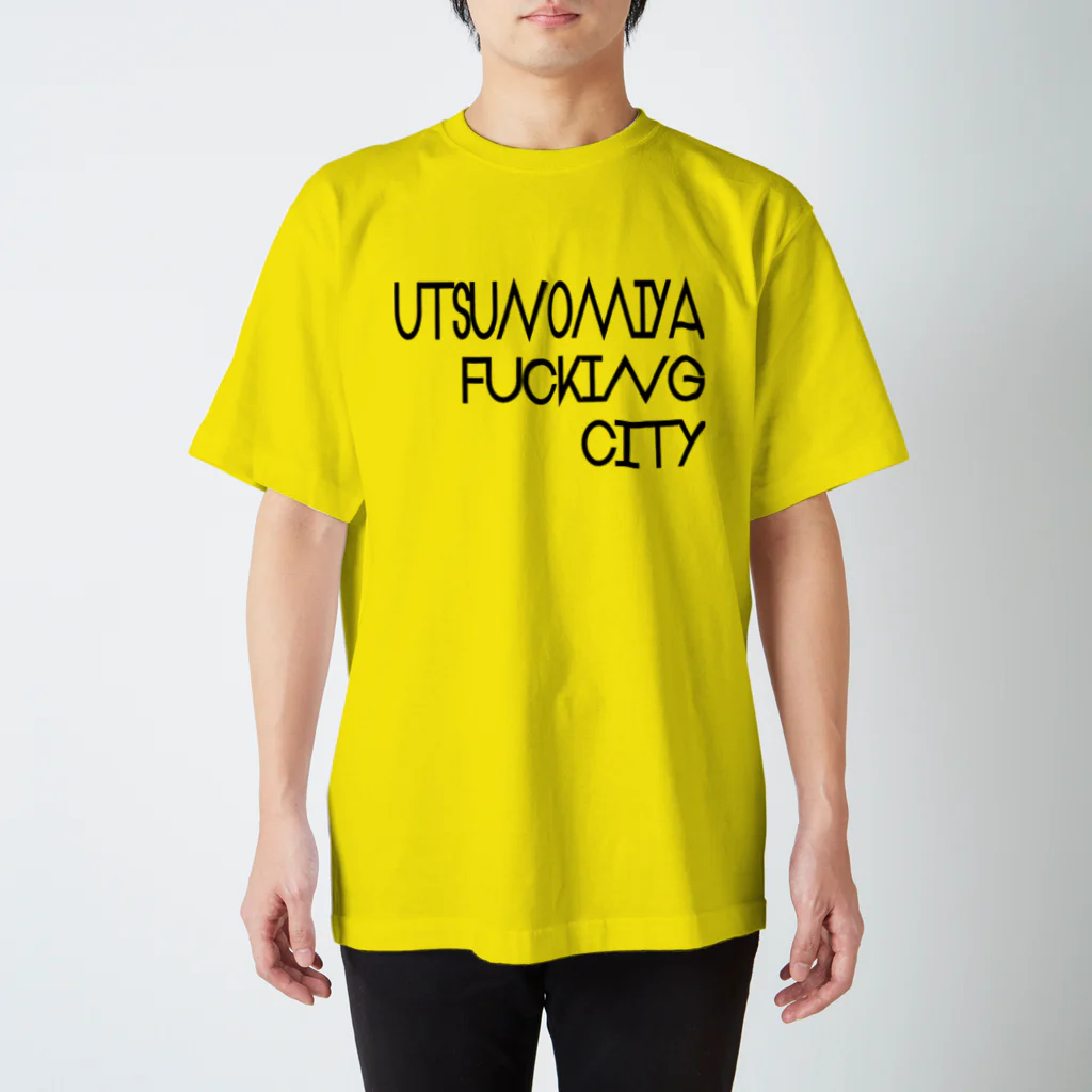 piaopiaoの#9 UTSUNOMIYA FU*KING CITY スタンダードTシャツ