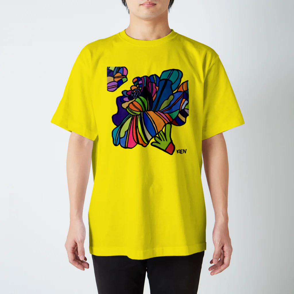 artman galleryのいくたけん『春を告げるフキノトウ』 スタンダードTシャツ