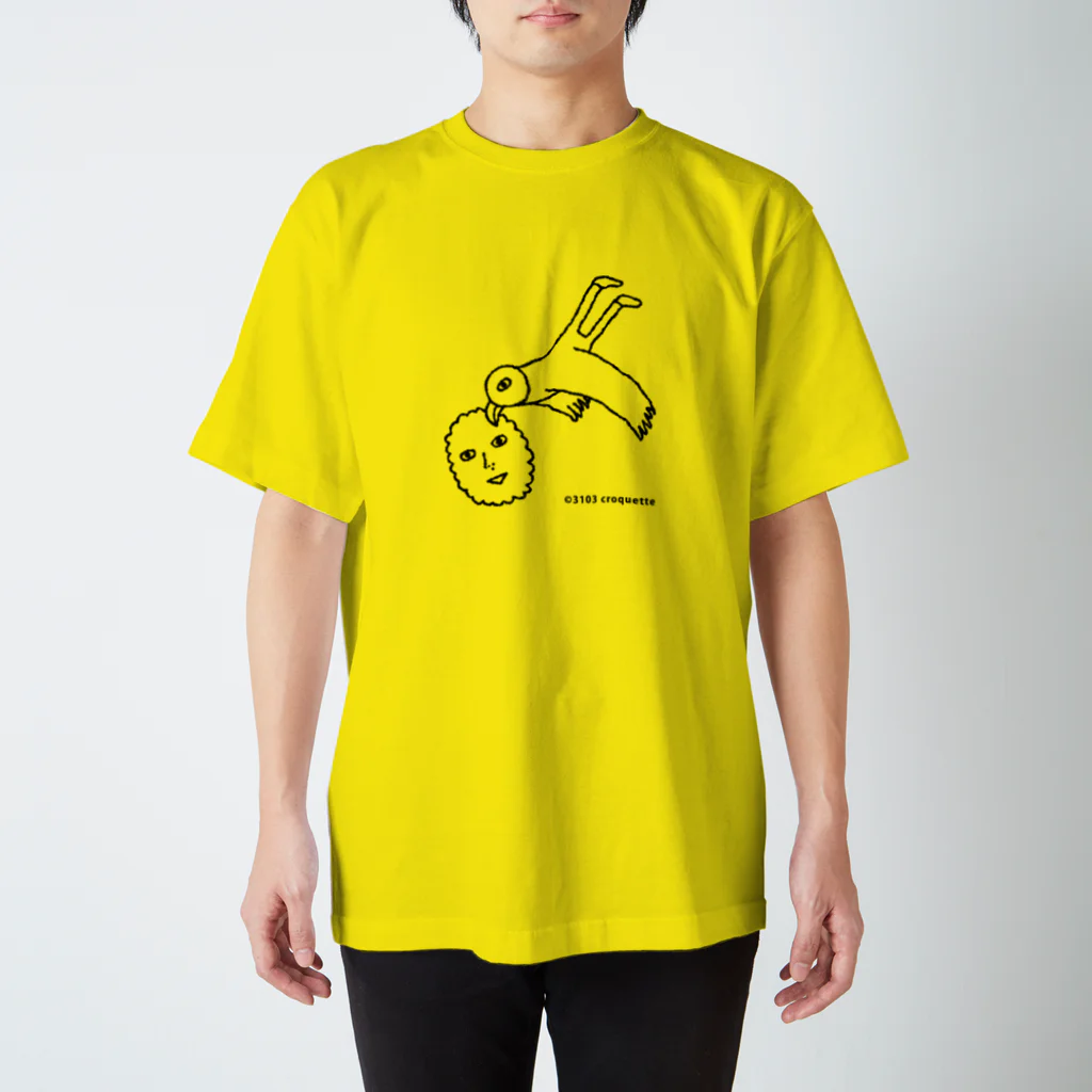 3103 croquetteのトンビに気を付けて Regular Fit T-Shirt