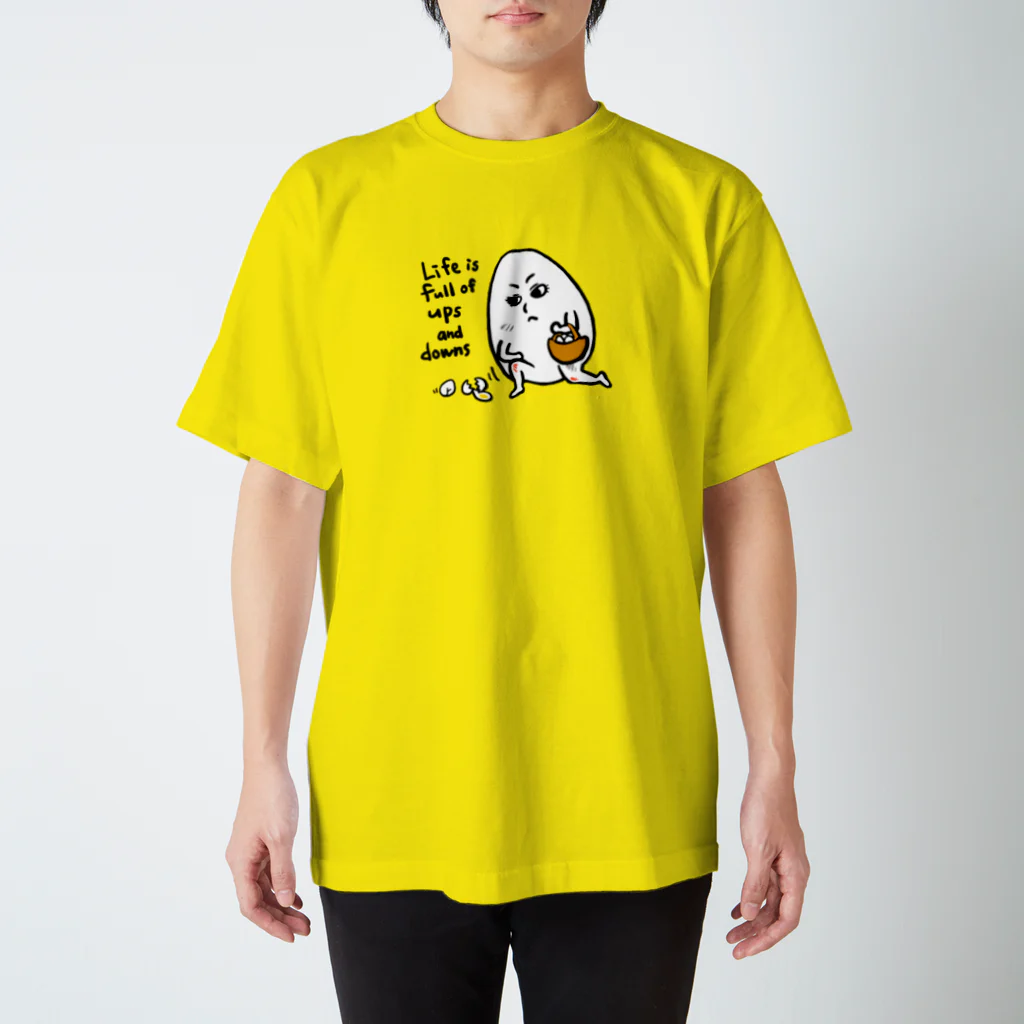 dokukinoko1000の転んだらまた立てばよい2 スタンダードTシャツ