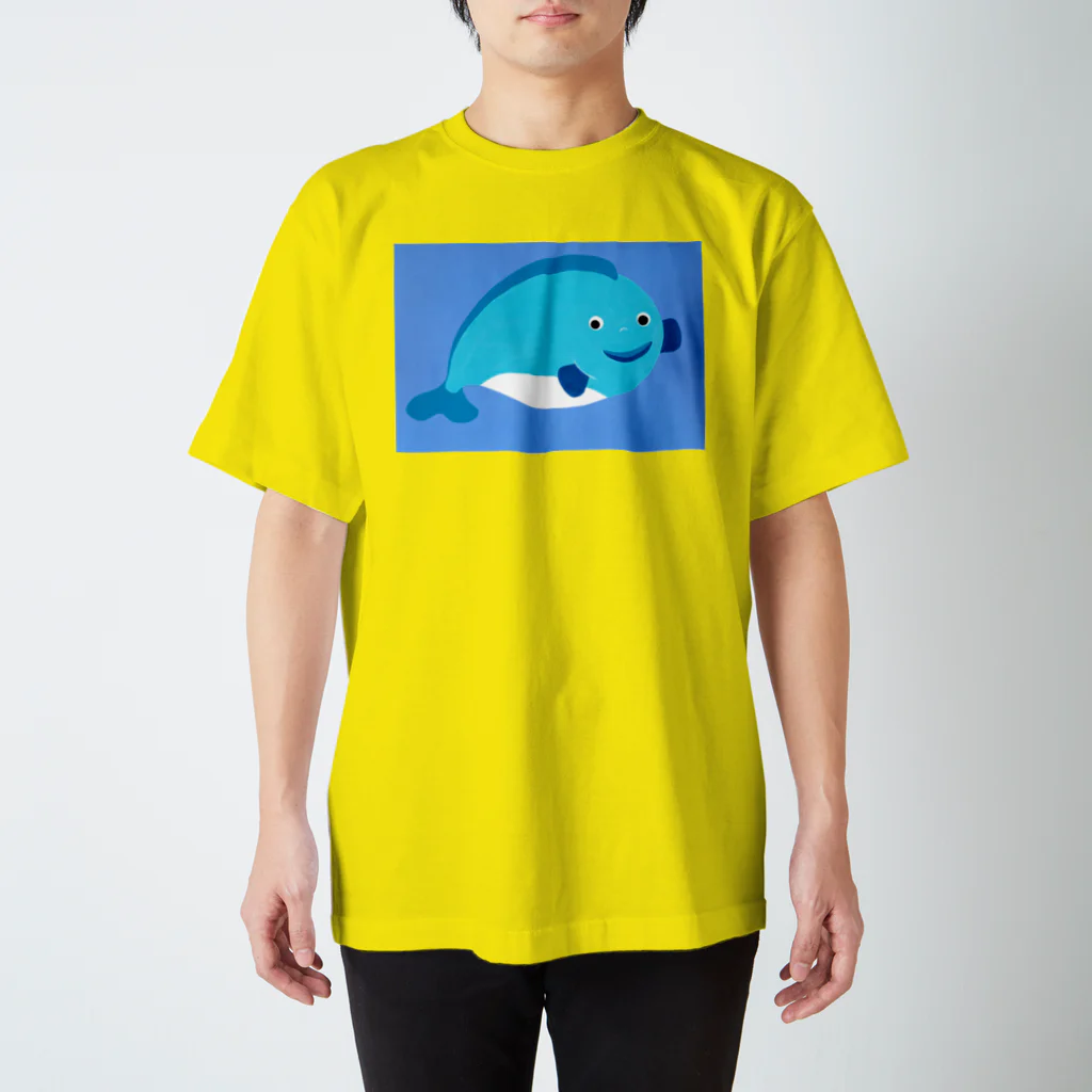 art.A matherの青いお魚さん スタンダードTシャツ