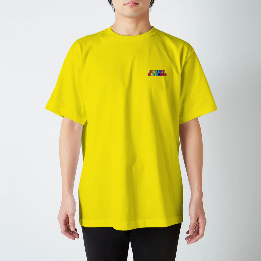 T-R-Y_designの鳥よけ目玉Ｔシャツ（黄色） スタンダードTシャツ