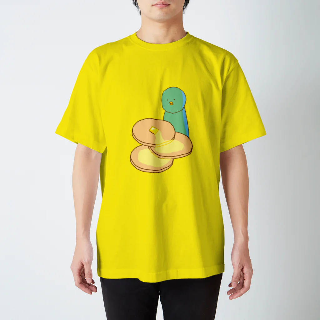 デラシャンのホットケーキが食べたいペンギンの スタンダードTシャツ