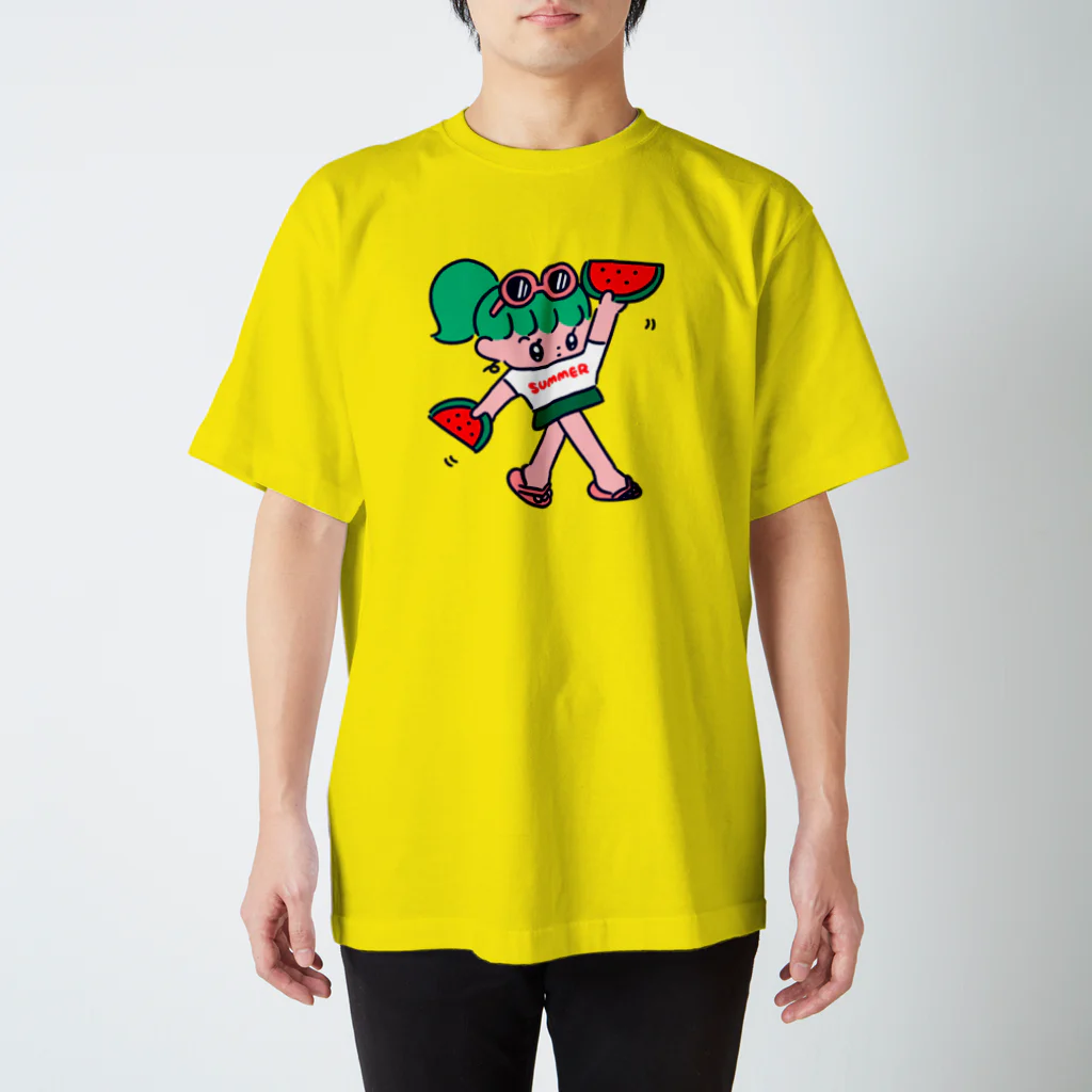 モニョチタポミチの夏の舞 Regular Fit T-Shirt